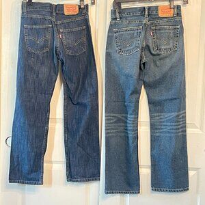 2 pairs Levis 514 youth straight size 14 jeans
